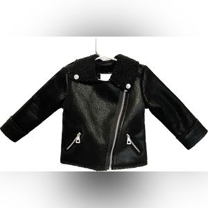Black zip up jacket in 24M